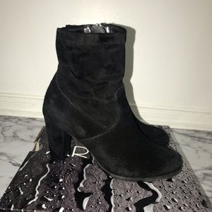 Suede booties